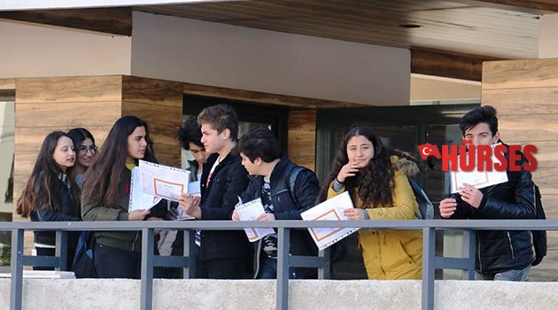 Hacizli okulda karne protestosu