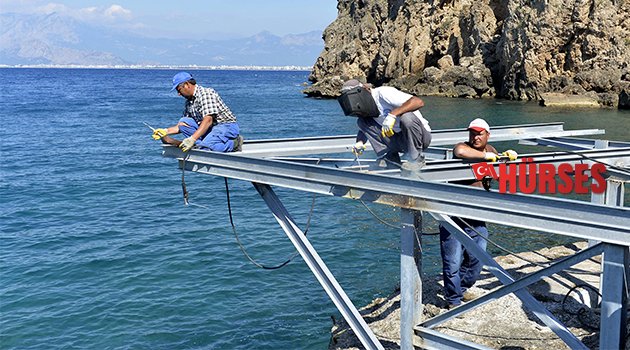 HALK PLAJI ÇALIŞMALARI HIZLANDI