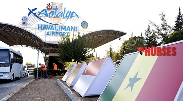 HAVALİMANI G-20 BAYRAKLARIYLA DONATILDI