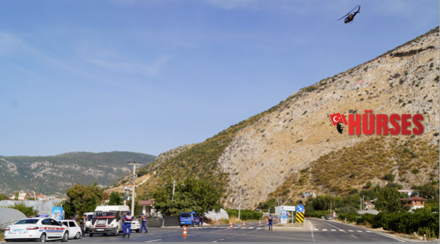 Helikopter destekli  trafik denetimi