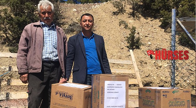 HEYELAN MAHALLESİNE YARDIMDA BULUNDULAR