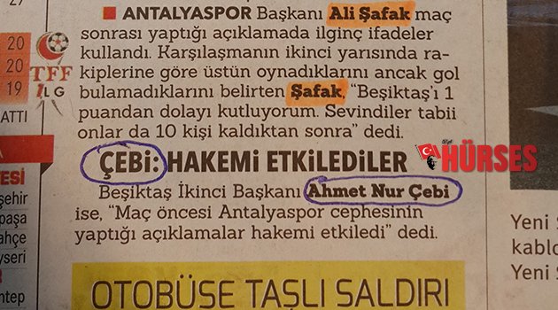 HÜRRİYET’TEN BÜYÜK HATA