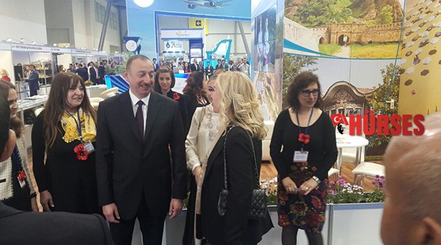 İLHAM ALİYEV ALANYA STANDINDA