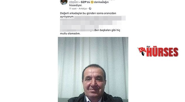 İntiharını sosyal medyadan duyurdu