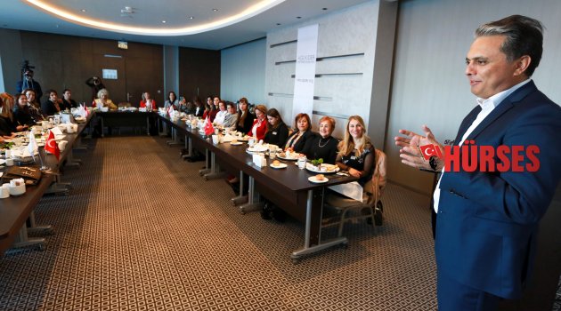 İŞ KADINLARI UYSAL'LA BULUŞTU