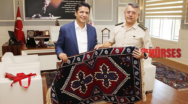 JANDARMA KOMUTANI’NDAN BAŞKAN GENÇ'E ZİYARET