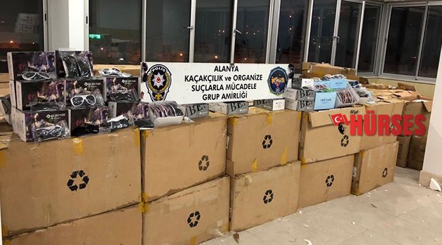 Kaçak gözlük ele geçirildi
