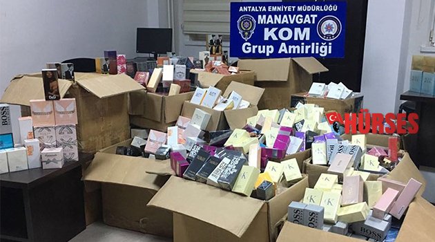 Kaçak parfüm operasyonu