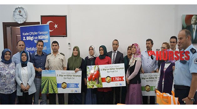 Kadın çiftçiler yarıştı