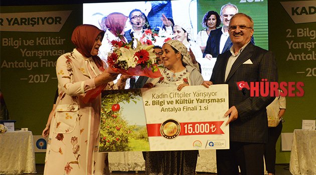 Kadın çiftçiler yarıştı