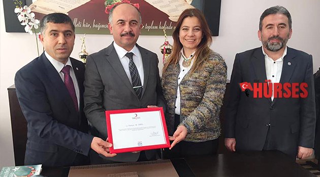 KAMPANYAYA DESTEĞE PLAKETLE TEŞEKKÜR