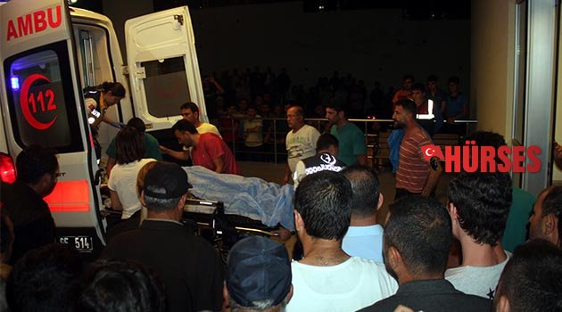 Kamyonetle uçuruma yuvarlandılar