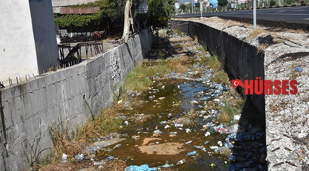 Kanal çöplüğe döndü