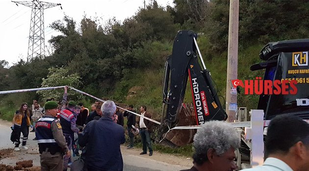 Kanalizasyon kazısında göçük: 1 ölü, 1 yaralı
