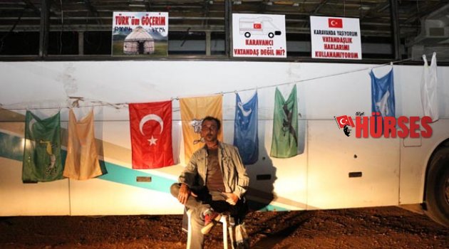 KARAVANDA YAŞAYINCA, VATANDAŞ SAYILMADI!