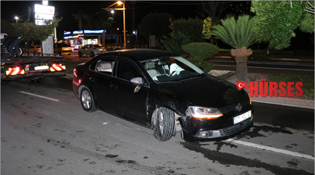 Kaza yaptılar, araçlarını bırakıp gittiler