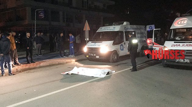 Kaza yerinde fenalık geçirdi