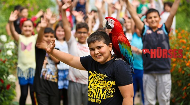 KELEBEK PARK'IN MASKOTU PAPAĞAN 'KELEBEK'