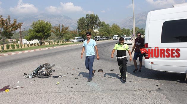 Kemer’de trafik kazası