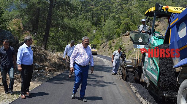 KEMER OVACIK YOLUNA SICAK ASFALT