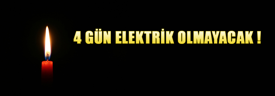 Kemer&#8217;de Elektrik Kesintisi