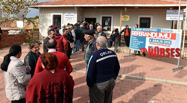 KEPEZLİLER REFERANDUMDA EVET DEDİ