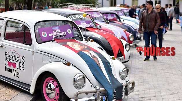 Klasik otomobiller Dokuma'da buluştu