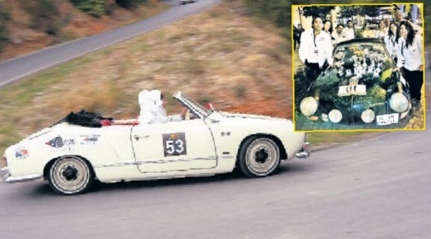 Klasik otomobillerin bahar rallisi