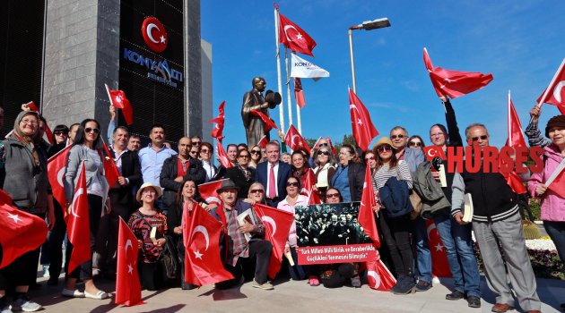 KONYAALTI’NDA NUTUK DAĞITILDI