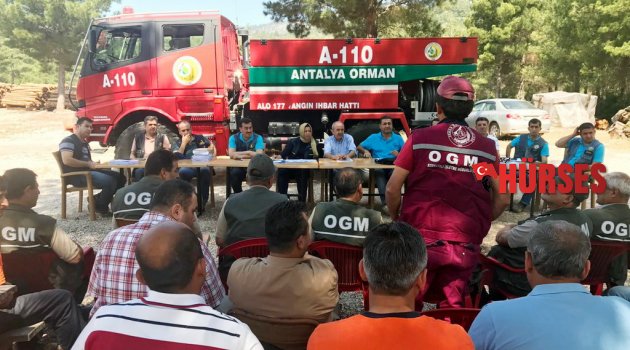 KORKUTELİ ORMAN YANGINLARINA HAZIR