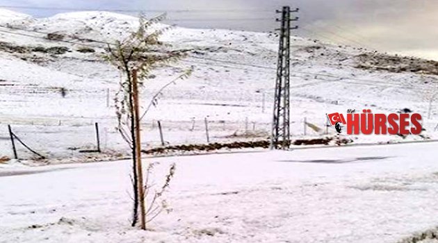 KORKUTELİ'NE YILIN İLK KARI YAĞDI
