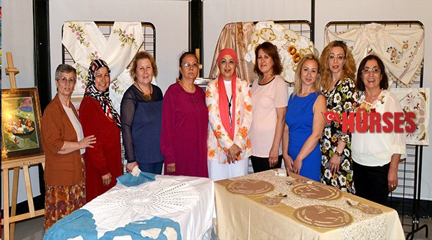 KURSİYERLER ESERLERİNİ SERGİLEDİ