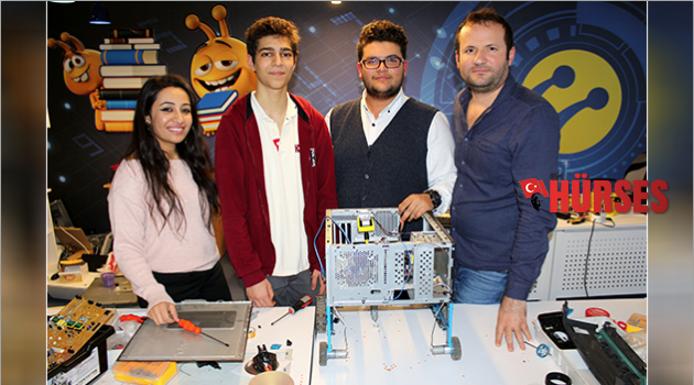 Lise öğrencileri tohum ekme robotu üretti