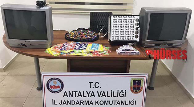 Manavgat’ta kumar baskını