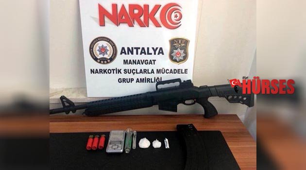 Manavgat’ta uyuşturucu operasyonu