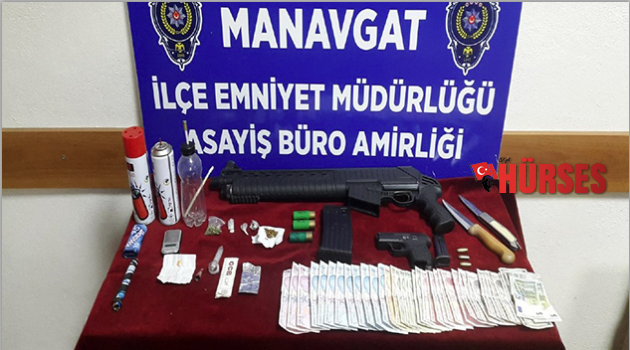 Manavgat'ta 2 şüpheli tutuklandı
