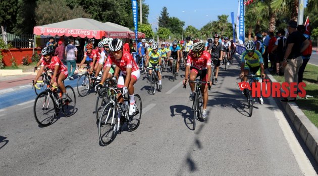 MANAVGAT'TA BİSİKLET YARIŞI