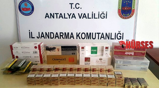 MANAVGAT'TA KAÇAK  SİGARA OPERASYONU