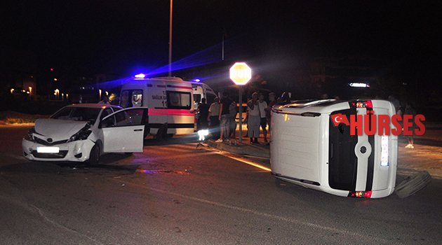 Manavgat'ta kaza: 2 yaralı