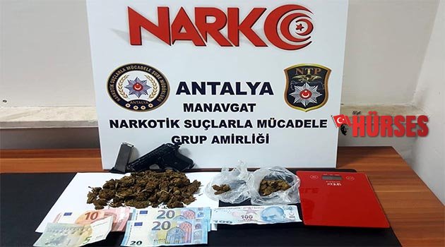 Manavgat'ta uyuşturucu operasyonu