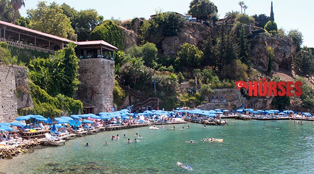Mermerli Plajı doldu taştı