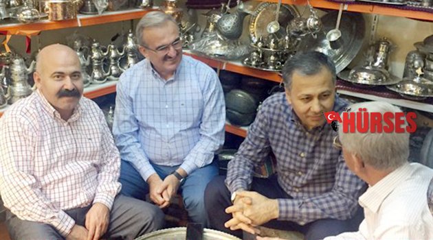 MESLEKTAŞI AĞIRLADI