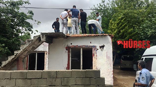 Metruk binada erkek cesedi