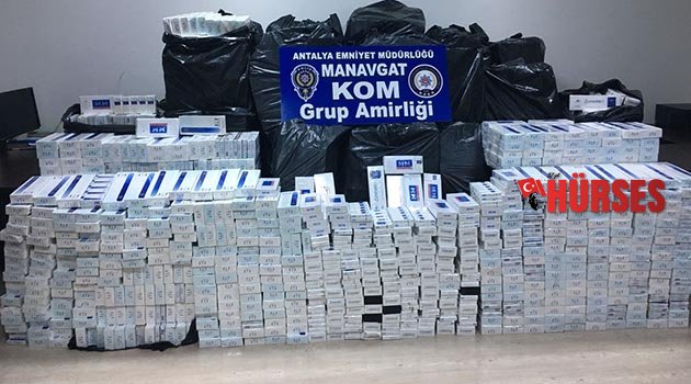 Meyve kasalarında sahte sigara