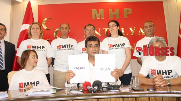 MHP'DEN "TALALN VE YALAN" DOSYALARI