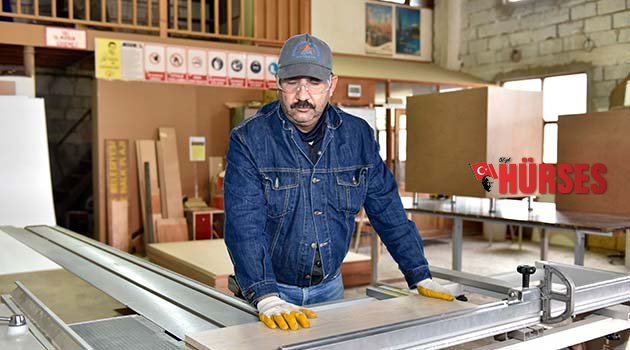 Miniklerin mobilyaları Fen İşleri’nden