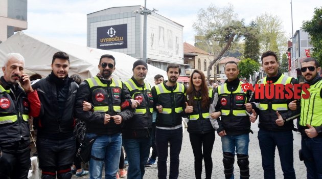 MOTORCULARDAN KIZILAY’A DESTEK
