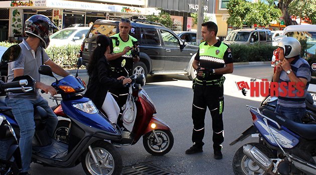 Motosiklet denetimi yapıldı
