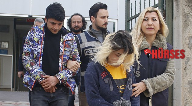 Motosikletli gaspçı  sevgililer yakalandı