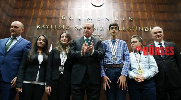Mucit çocuklara Erdoğan’dan kutlama